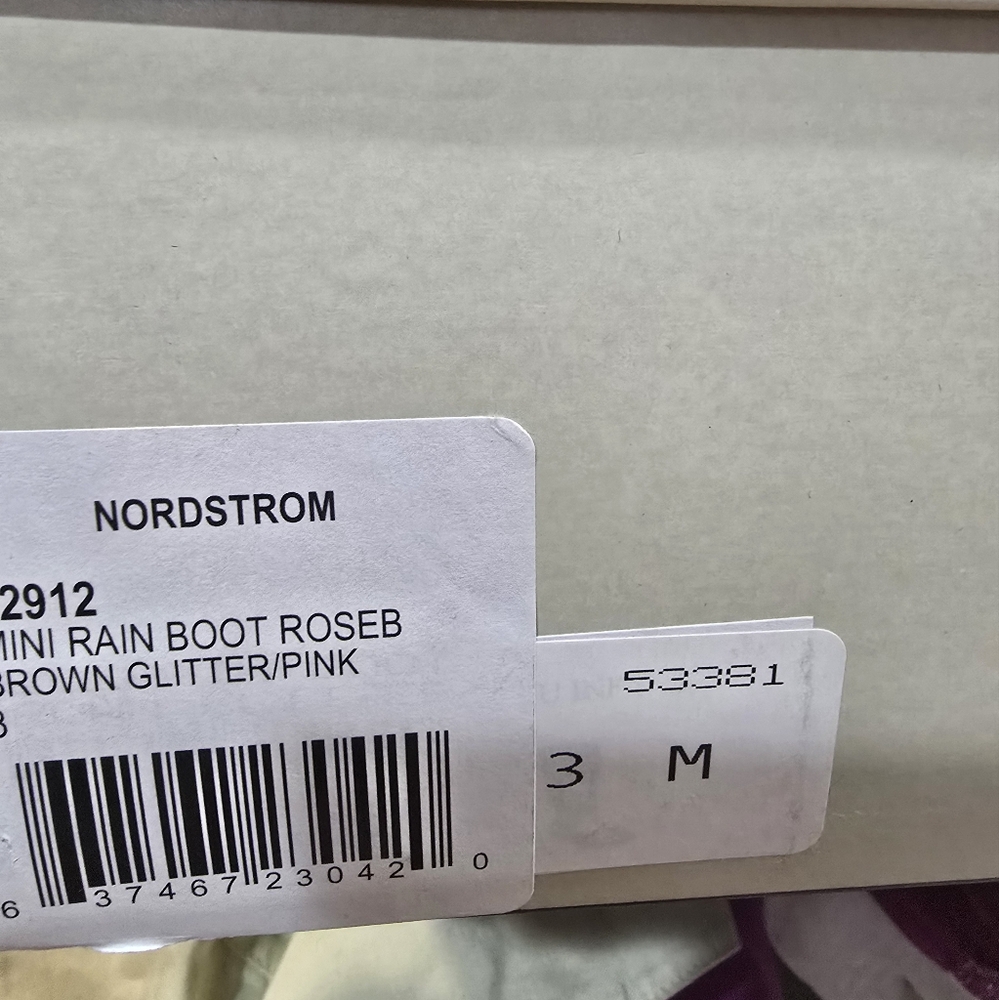 Mini Melissa rainboots sz 3 big girl BNIB - Picture 4 of 5